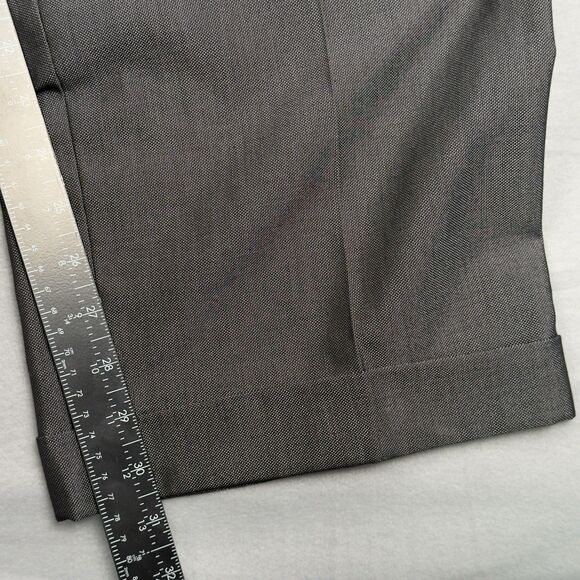 Sean John Dress Pants Mens 38x32 Metallic Gray & Black Pleated w/ Cuffs Baggy - Picture 7 of 16